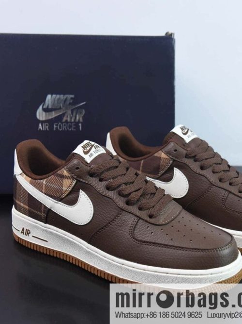 Nk Air Force 1 \'07 Low plaid cloth, American Vintage Air Force One low-top casual sneakers, item number: DV0791-200