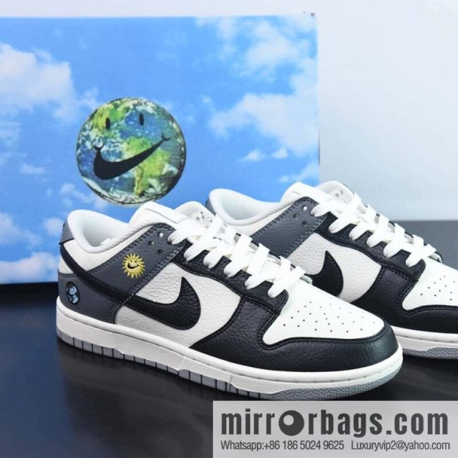 NK SB Dunk Low SB earth, sun, blue sky and white clouds, low-top casual board shoes, item number: BB1609-113