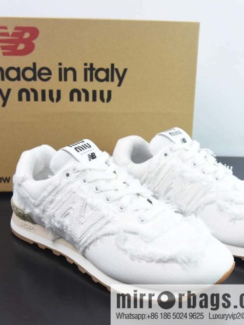 MIU MIU x NB 574 popular joint women\'s sneakers