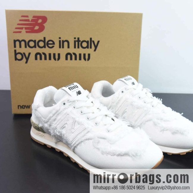 MIU MIU x NB 574 popular joint women\'s sneakers