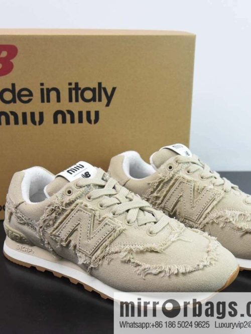 MIU MIU x NB 574 popular joint women\'s sneakers