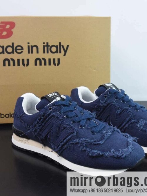 MIU MIU x NB 574 popular joint women\'s sneakers