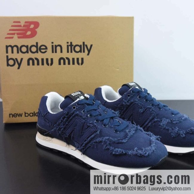 MIU MIU x NB 574 popular joint women\'s sneakers