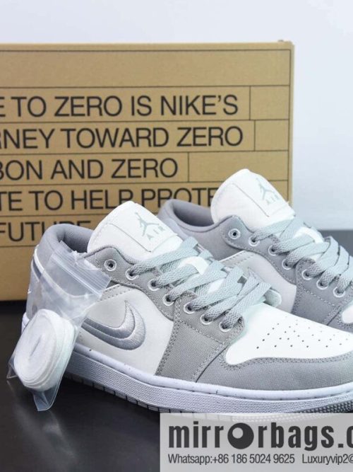 Air Jordan 1 AJ1 Low Jordan 1st generation, low-top basketball shoes/gray \"Dior color scheme\" embroidery logo item number: DV0426-012