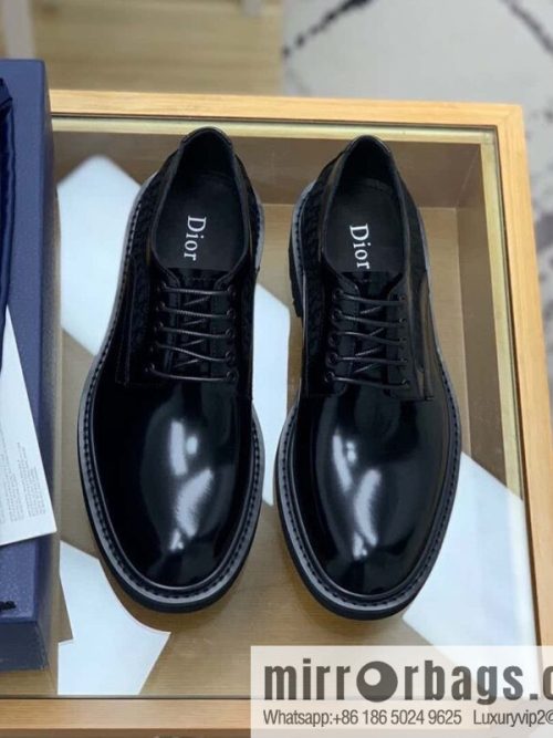 DIOR Dior selected leather made men\'s derby shoes