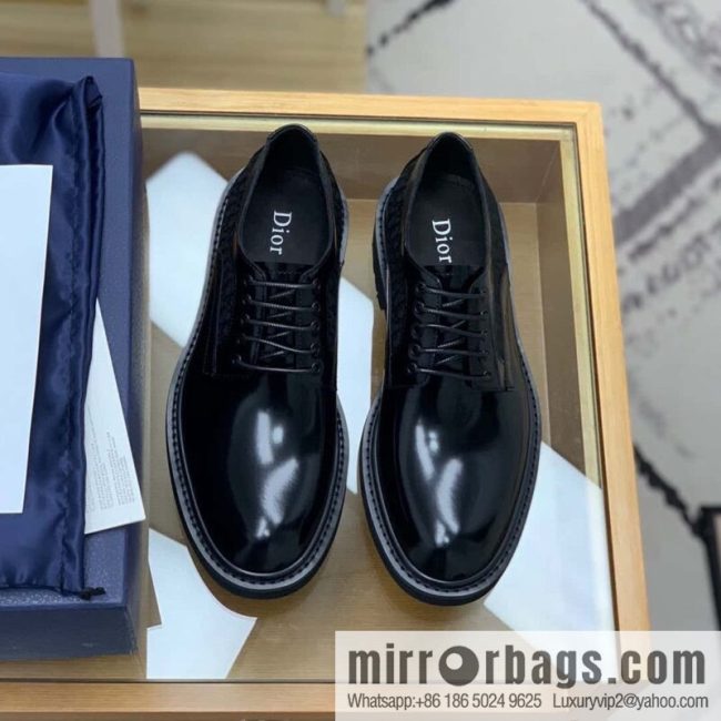 DIOR Dior selected leather made men\'s derby shoes