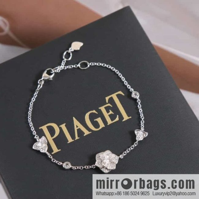 Piaget white gold rose bracelet