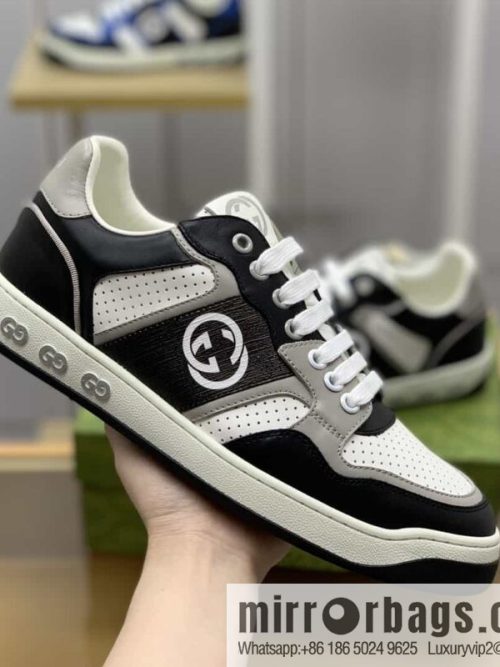 Gucci Gucci uses color matching leather and integrates iconic elements into men\'s casual shoes