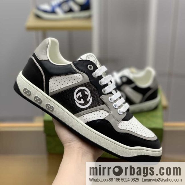 Gucci Gucci uses color matching leather and integrates iconic elements into men\'s casual shoes