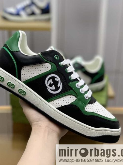 Gucci Gucci uses color matching leather and integrates iconic elements into men\'s casual shoes
