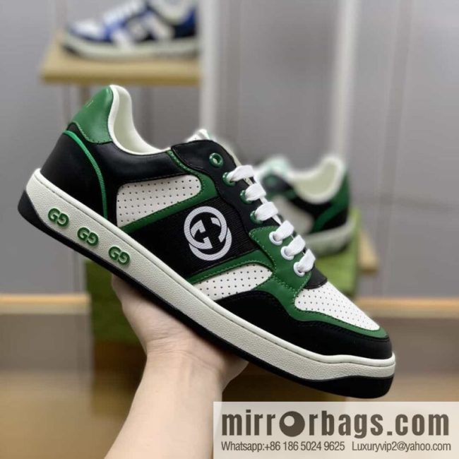 Gucci Gucci uses color matching leather and integrates iconic elements into men\'s casual shoes