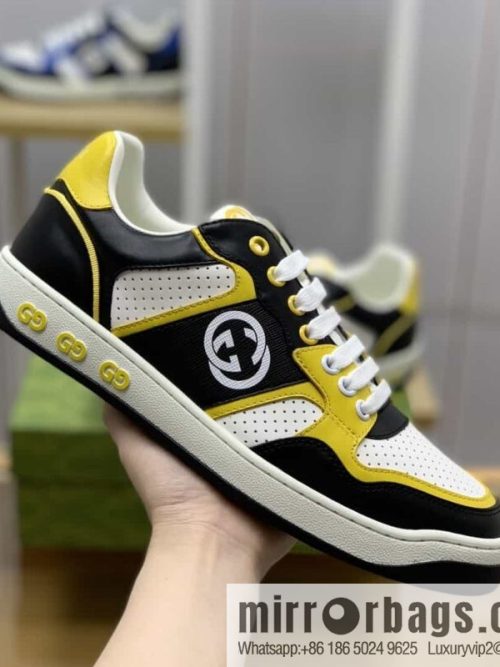 Gucci Gucci uses color matching leather and integrates iconic elements into men\'s casual shoes