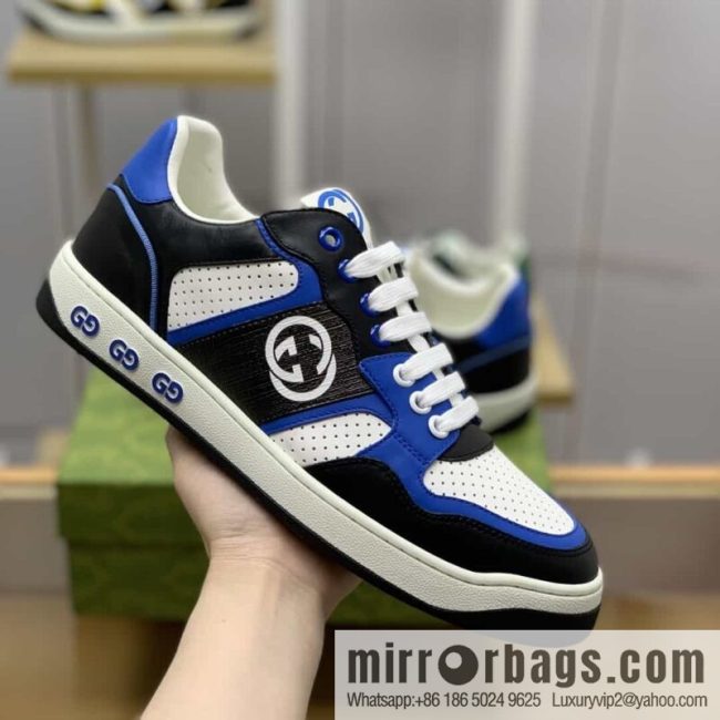 Gucci Gucci uses color matching leather and integrates iconic elements into men\'s casual shoes
