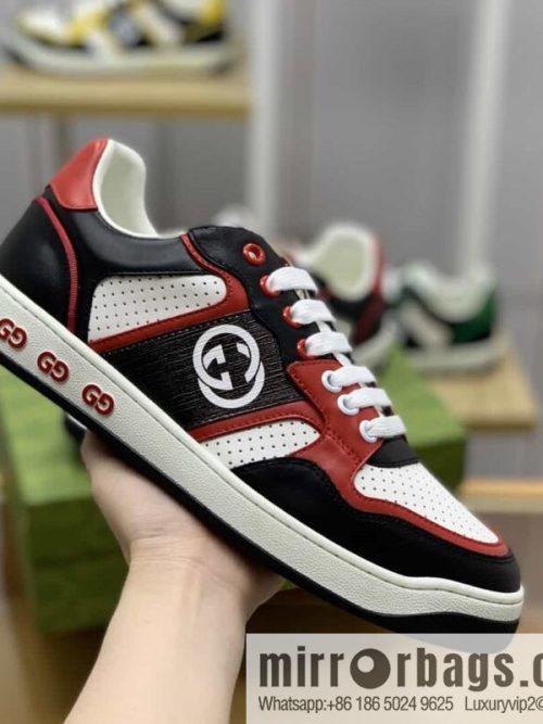 Gucci Gucci uses color matching leather and integrates iconic elements into men\'s casual shoes