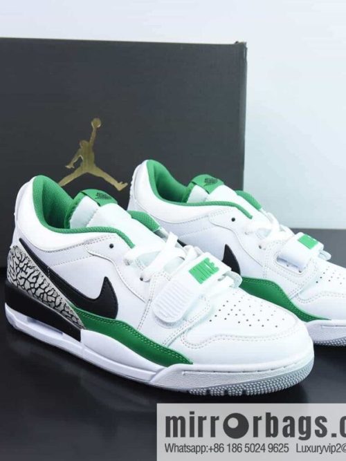 Air Jordan Legacy 312 Low \"White/Pine Green\" Jordan\'s strongest 3-in-1 mixed version low top \"White and Black Celtic Green\" Item number: FN3407-101