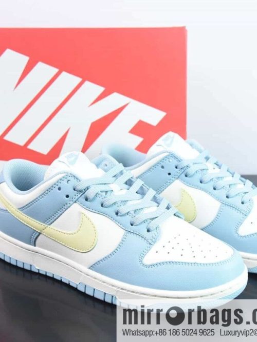 NK Wmns SB Dunk Low \"Ocean Bliss Citron Tint\" Dunk Series Low Top Casual Sports Skateboard Shoes \"Lemon Sea Salt Blue\" Item Number: DD1503-123