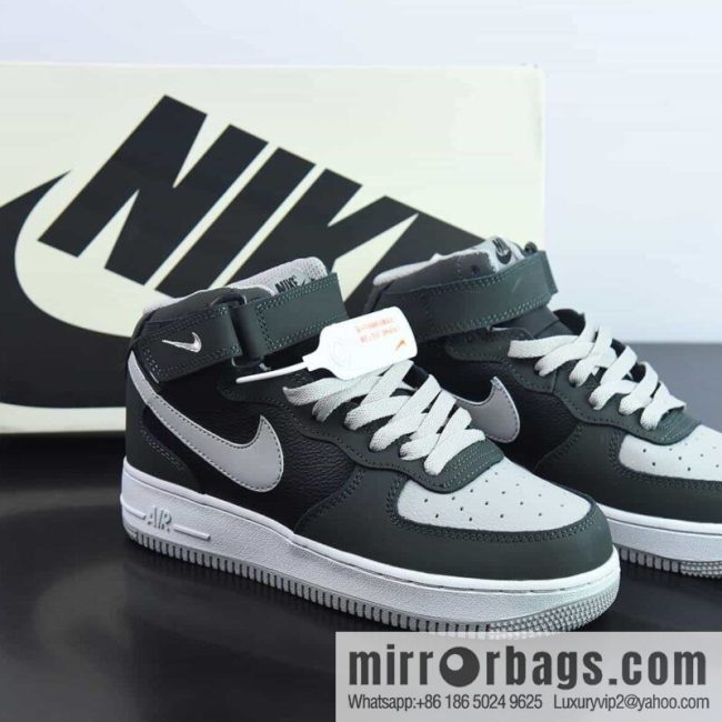 Nk Air Force 1 \'07 Mid Shadow Grey, Air Force One Zhongbang Trendy Versatile Leisure Sports Board Shoes, Item Number: CW6817-067