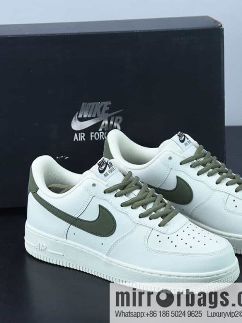 Nk AF 1 Low \'07 \"beige green\" color scheme low-top Air Force No. 1 casual board shoes, item number: CQ5059-110