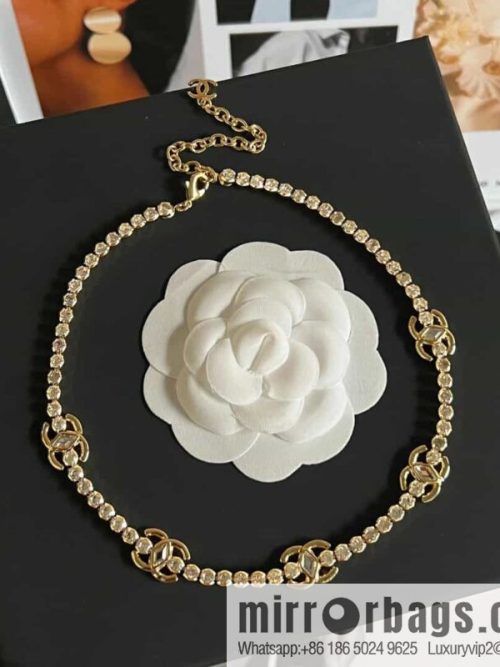 New ☑️ CHANEL Chanel double c diamond necklace