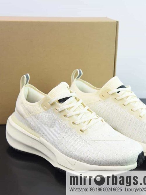NK ZoomX Invincible Run Flyknit 3 🥰 Black/White \"Invincible 3rd Generation Lightweight Flying Weaving Low Top Casual Sports Jogging Shoes SKU: DR2615-121