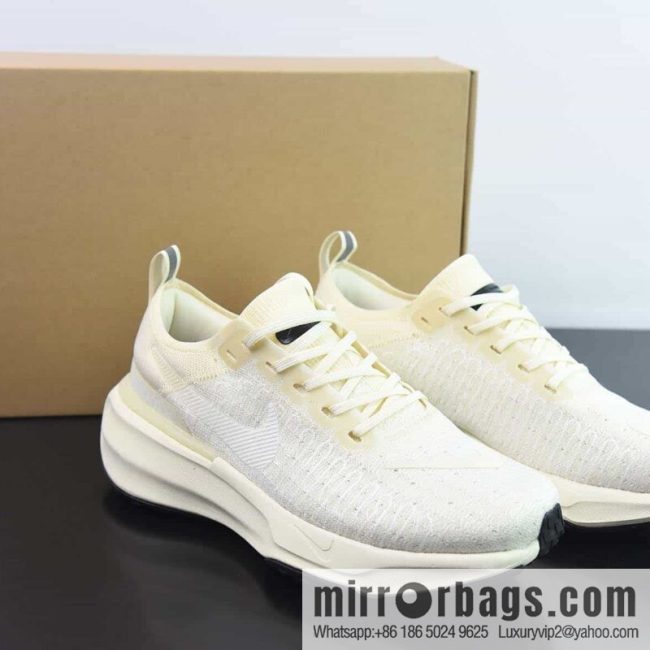 NK ZoomX Invincible Run Flyknit 3 🥰 Black/White \"Invincible 3rd Generation Lightweight Flying Weaving Low Top Casual Sports Jogging Shoes SKU: DR2615-121