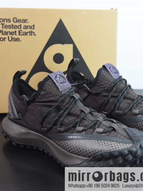 Nike ACG Mountain Flying Low GORE-TEX Outdoor Mountaineering sneakers/black purple, item number: DC660 001