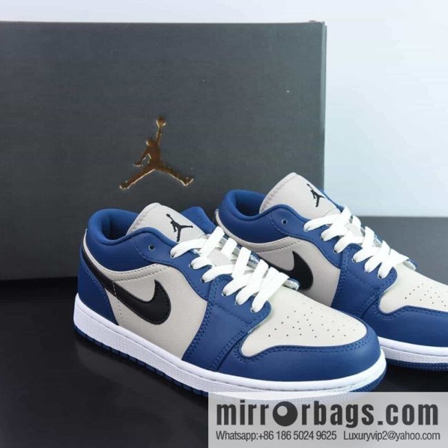Air Jordan 1 Low blue gray AJ1 Joe 1 low-top casual shoes, item number: DC0774 402