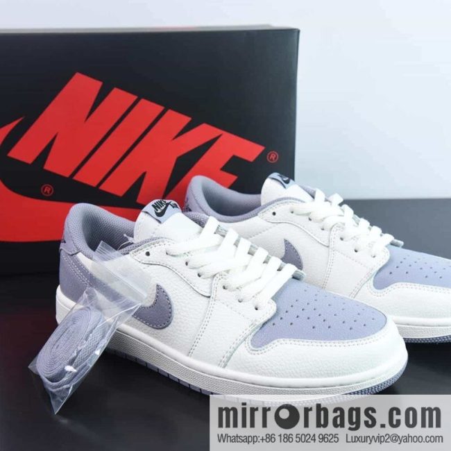 AIR Jordan 1 RETRO LOW OG low-top Vintage cultural leisure sports basketball shoes \"beige purple burst pattern\" Item number: CZ0790-101