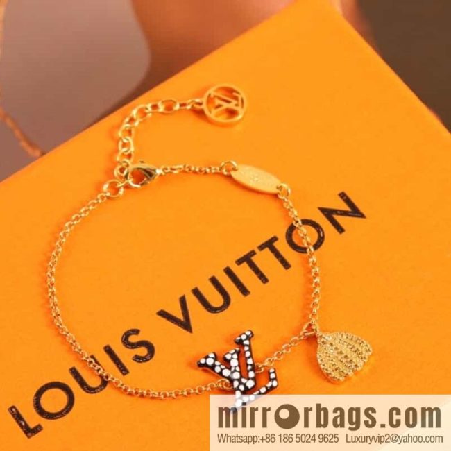 Louis Vuitton Louis Vuitton LVx Kusama joint series shell bracelet - Image 2