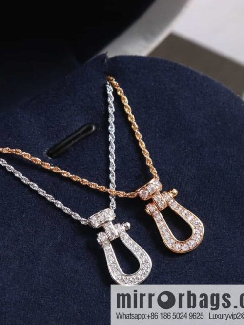 Fred\'s diamond horseshoe necklace