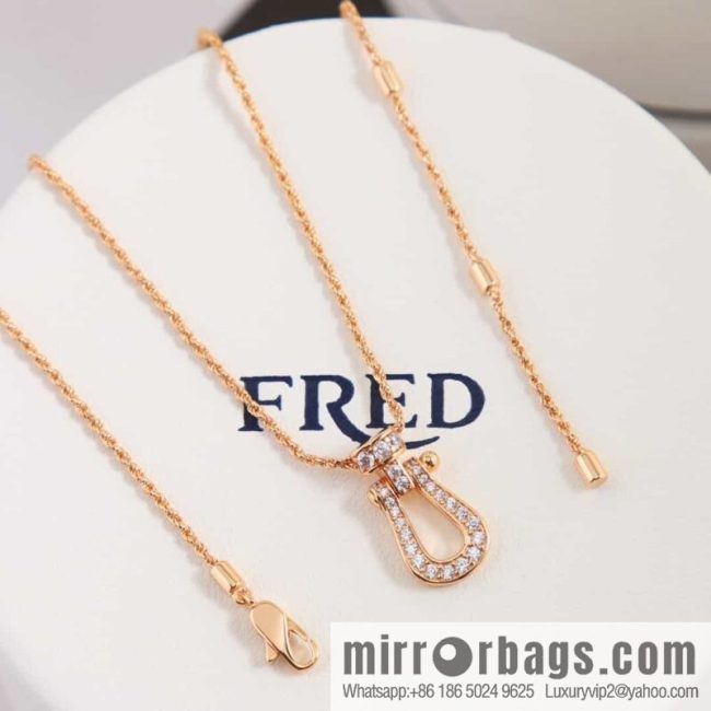 Fred\'s diamond horseshoe necklace - Image 2