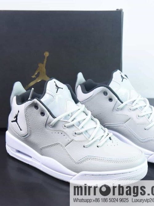 AirJordan Courtside 23 short version AJ23 gray and black Vintage middle help, basketball shoes, item number: AR1002-002