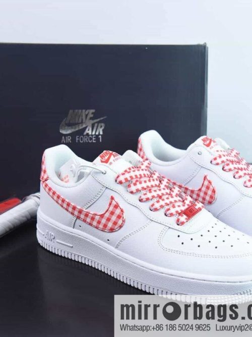 NK Air Force 1 \'07 Low plaid cloth, Air Force One low-top casual board shoes, item number: DZ2784-101