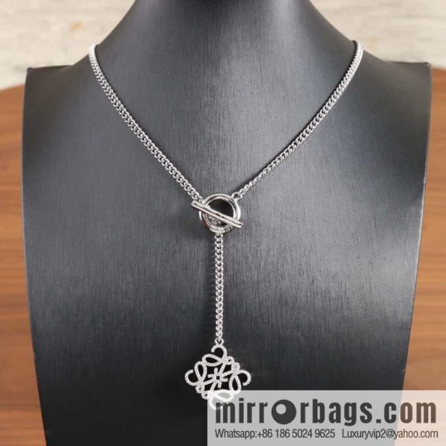 LOEWE Diamond mooncake necklace - Image 3