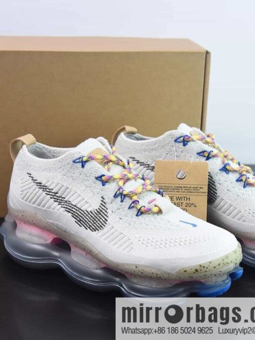 NK Air Max Scorpion Flyknit \"Hiking\" Scorpio Series 2022 Super Air Cushion Series Avant-garde Height-increasing Low-top Casual Sports Jogging Shoes \"Item Number: FJ7070-001