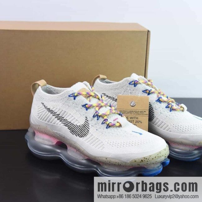 NK Air Max Scorpion Flyknit \"Hiking\" Scorpio Series 2022 Super Air Cushion Series Avant-garde Height-increasing Low-top Casual Sports Jogging Shoes \"Item Number: FJ7070-001