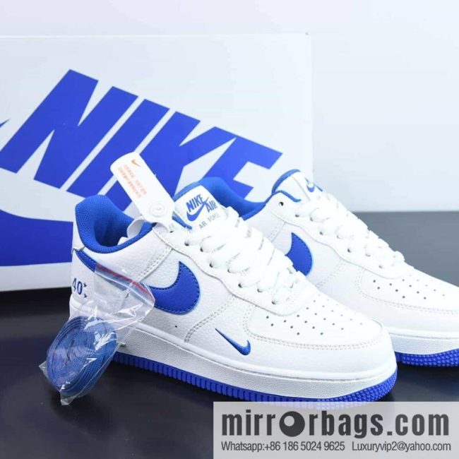 Nike Air Force 1 Low \'07 40th Anniversary Ice Blue, Air Force One Low Top Casual Board Shoes, Item Number: MN5263-123