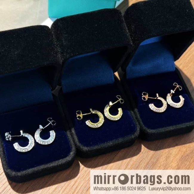 New ☑️ Tiffany & Co. Tiffany & Co. T1 round earrings