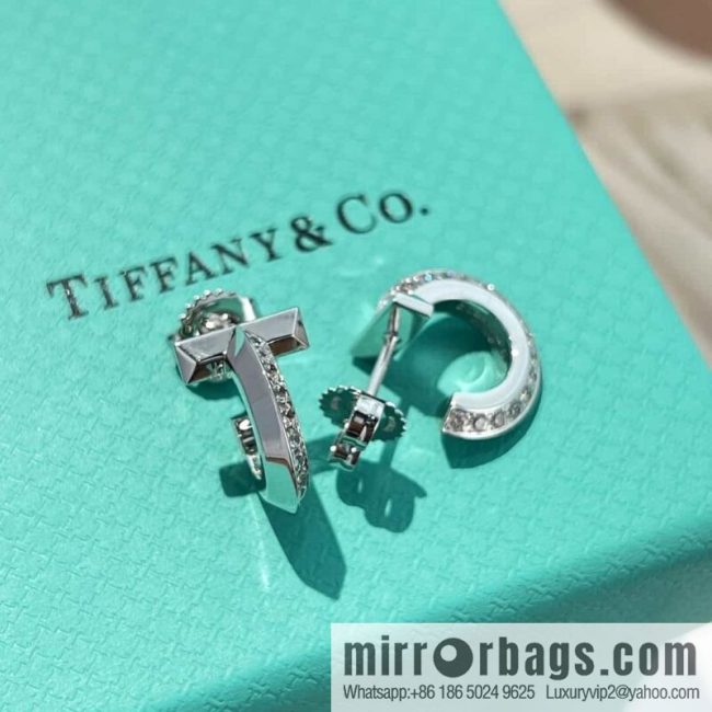 New ☑️ Tiffany & Co. Tiffany & Co. T1 round earrings - Image 2