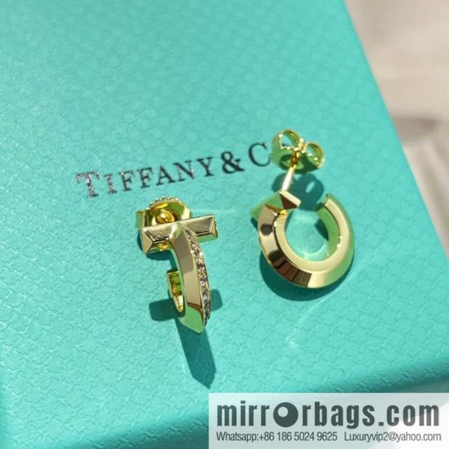 New ☑️ Tiffany & Co. Tiffany & Co. T1 round earrings - Image 3