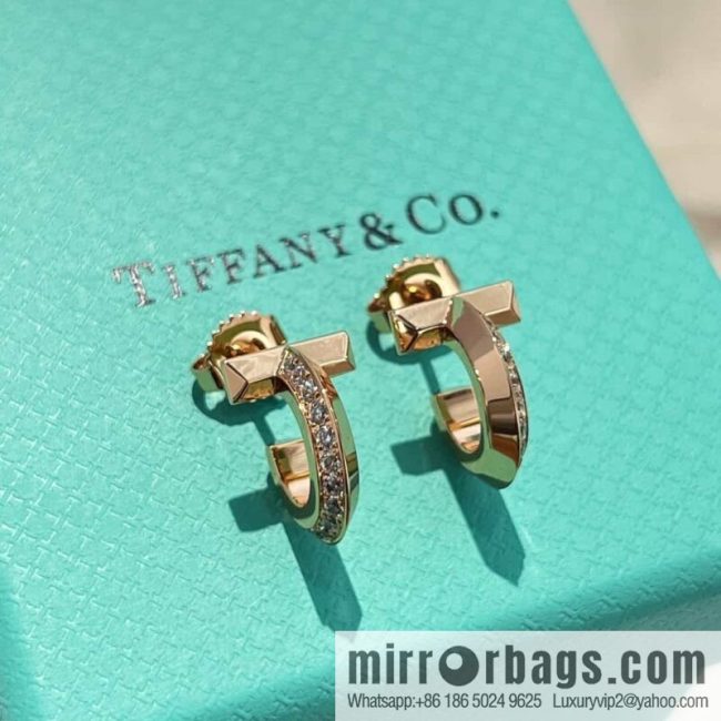 New ☑️ Tiffany & Co. Tiffany & Co. T1 round earrings - Image 4
