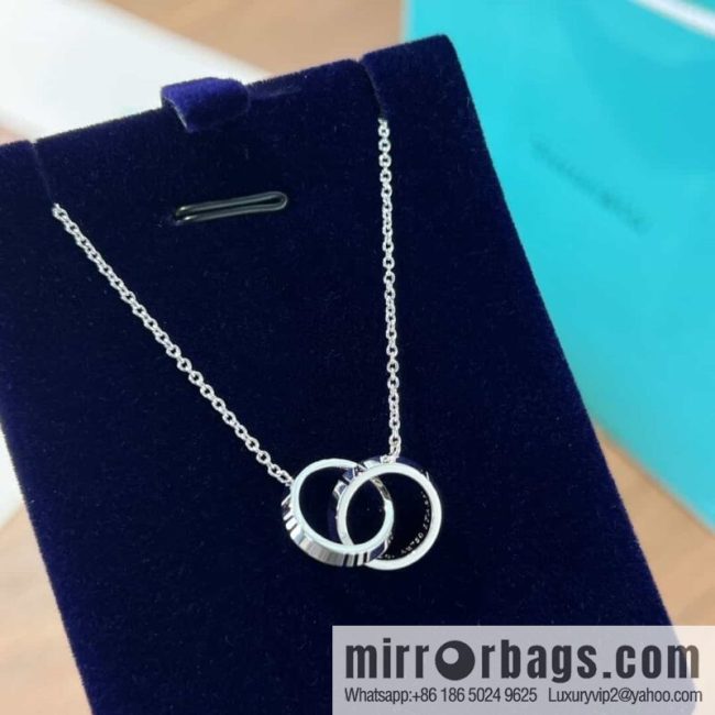 New ☑️ Tiffany & Co. X double ring necklace - Image 2