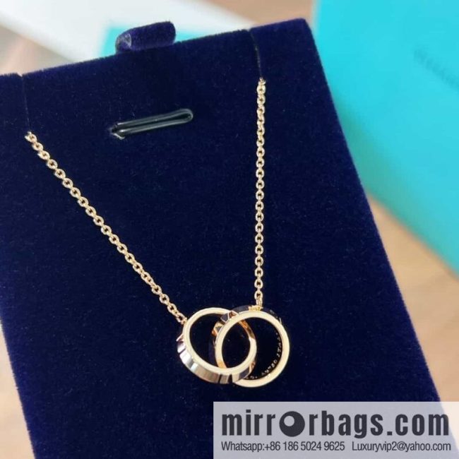 New ☑️ Tiffany & Co. X double ring necklace - Image 3