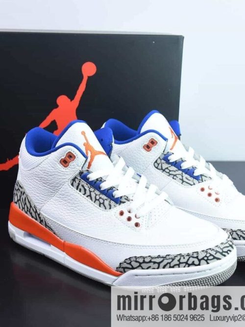 Air Jordan AJ3 Knicks men\'s sneakers item number: 136064-148