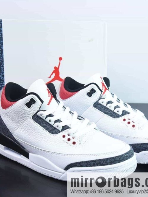 Air Jordan AJ3 Retro flame red Japanese limited sneakers CZ6433-100
