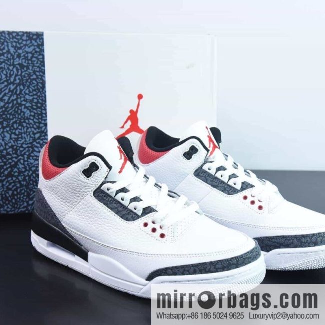 Air Jordan AJ3 Retro flame red Japanese limited sneakers CZ6433-100