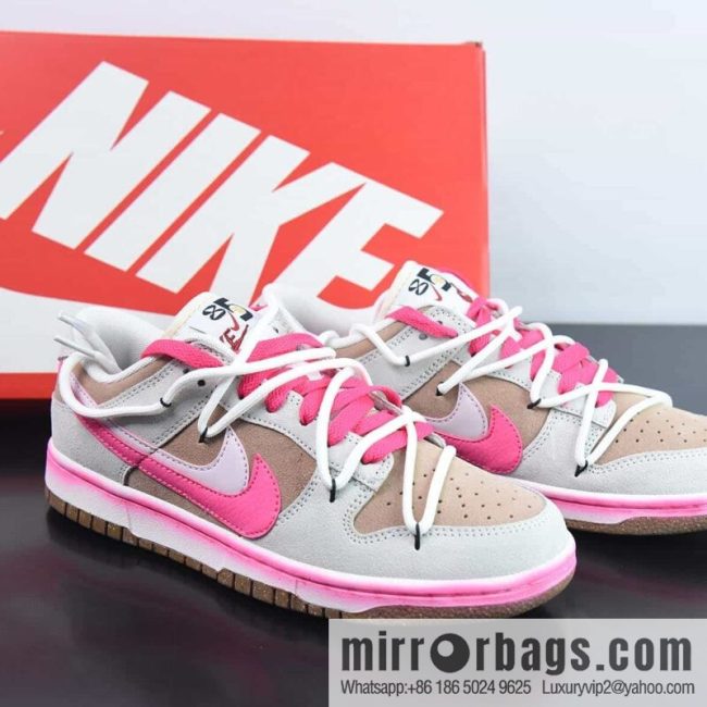 Nk SB Dunk Low \"85\" Pink White, Pink White gradual change women\'s sneakers DO9457 131