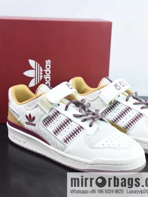 Adidas/Adidas Adi Clover low-top board shoes, white, red and brown, item number: IE1898
