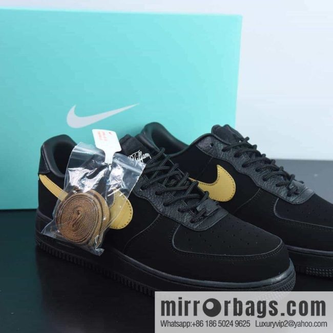 Nike Air Force 1 ′ 07 Air Force One low-top sports and leisure shoes, black gold Tiffany & Co. Item number: DZ1382-002