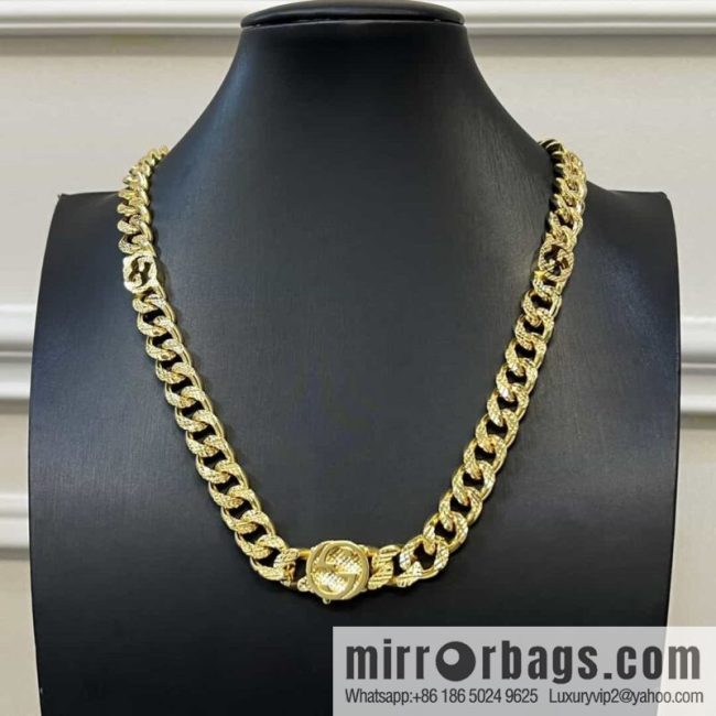 New Gucci Gucci double G chain strap ⛓ necklace - Image 3